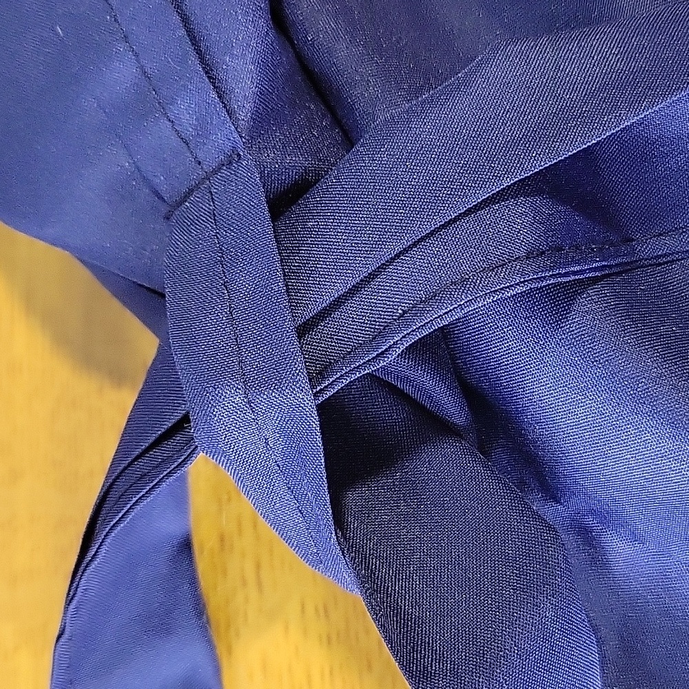 Christian Dior Blue Belted Robe With Pockets - Picture 13 of 13
